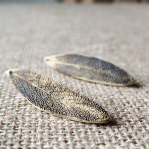 Kolczyki listki szałwii